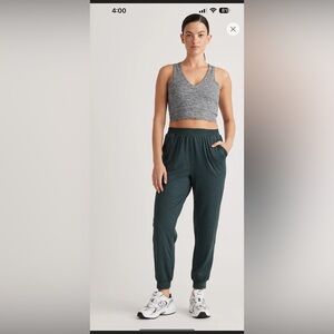 Quince Heather Green Jogger Pants